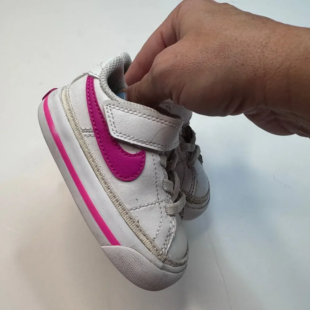 Nike Court Legacy Pink White Sneakers